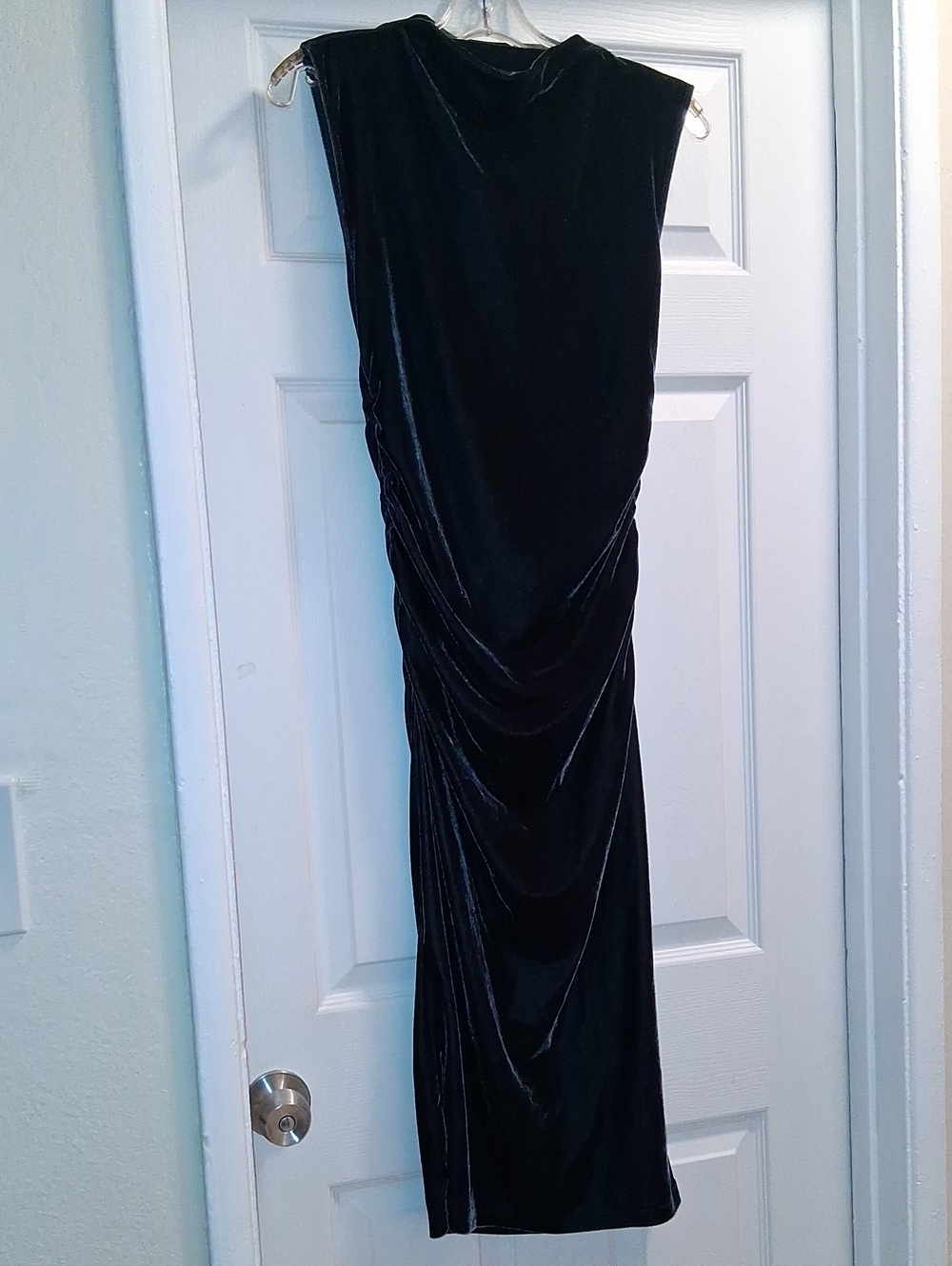 a new day Black Velvet Dress